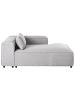 Beliani Sofaelement BRANDE in Grau - (W) 122 x (H) 70 x (L) 184 cm
