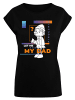 F4NT4STIC T-Shirt Pinocchio Let Me Ask My Dad in schwarz