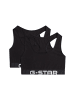G-Star Raw Racerback Bralette 2er-Pack black