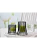 Ritzenhoff & Breker 2er Set Windlichter-Set Nero schwarz-transparent in schwarz-transparent