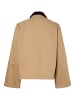 Pieces Jeansjacke in Silver Mink