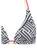 Buffalo Triangel-Bikini-Top in schwarz-weiß