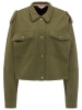 myMo Damen Sweatjacke in Oliv