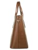 Cluty Handtasche echt Leder in cognac