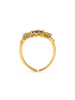 Luxenter Ring Daob mit 18 Karat  verstellbar Gelbgold-Daob multicolored