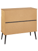 Beliani Kommode TIMMINS in Braun/Schwarz - (W) 100 x (H) 91 x (L) 45 cm