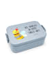 Mr. & Mrs. Panda MEPAL Bentobox Biene Blume Motiv mit Spruch in Blau Pastell
