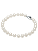 Rafaela Donata Perlen-Armband Sterling Silber Muschelkernperle in weiß