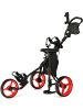 COSTWAY Golftrolley 3 Rad in Schwarz