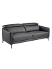 Angel Cerdá Sofa 6059 in Schwarz – (B)197 x (T)100 x (H)94 cm