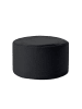 Lumaland Sitzsack-Hocker Pouf rund 50l schwarz  Schwarz
