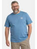 Men Plus Kurzarm T-Shirt in mineralblau