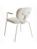 Beliani 2er-Set Esszimmerstuhl CARILLE in Beige
