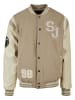 Sean John College Jacket in sand/light sand