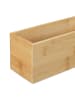 relaxdays 2 x Aufbewahrungsbox in Natur - (B)23 x (H)9,5 x (T)9 cm