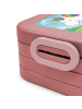 Mr. & Mrs. Panda Bento Box Einhorn Happy Design ohne Spruch in Rot Pastell