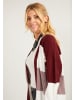 usha FESTIVAL Damen Offener Strick Cardigan in Bordeaux Weiss
