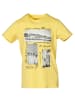 KOROSHI Kurzarm T-Shirt in gelb