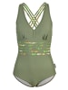 BECO the world of aquasports Badeanzug Feathers in olive