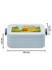 Mr. & Mrs. Panda Lunch Box Biene König Design ohne Spruch in Blau Pastell