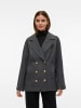 Vero Moda Mantel in Dark Grey Melange