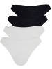 Sassa 4er Sparpack String 47650 in Schwarz weiss