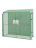 Outsunny Gewächshaus 200L x 80B x 200Hcm Grün