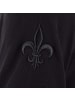 Roberto Geissini Skull Gold Polo Schwarz