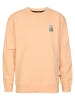 Petrol Industries Bedrucktes Rundhals-Sweatshirt Ranchero in Orange