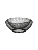 relaxdays Obstschale in Schwarz - (H)10 x Ø 25 cm