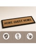 relaxdays Fußmatte home sweet home in Braun - (B)75 x (T)25 cm