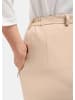 GOLDNER Rippenhose Anna in Bi-Stretch-Qualität in stein