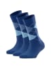 Burlington Socken 3er Pack in Royalblau