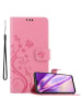 cadorabo Hülle für Samsung Galaxy M21 / M30s Blumen Design in FLORAL ROSA