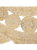 Beliani Kurzflor ARABAN in Beige - (W) 120 x (H) 1 x (L) 120 cm