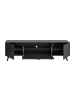 ebuy24 Sideboard Linea Grau 185 x 40 cm