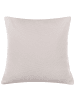 Beliani 2er-Set Dekokissen QUERCUS in Grau/Beige/Rosa