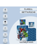 MTOnlinehandel Jungen Bettwäsche-Set Flanell "Marvel's Avengers" in Blau