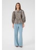 Karen By Simonsen Langarm-Bluse KBUlrike Feminine in Ulrike print - Simply taupe