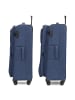 Redolz Essentials 12 LARGE 4 Rollen Trolley 79 cm mit Dehnfalte in blue