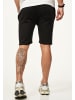SOULSTAR Sweatshorts - mit Gummibund Slim-Fit für Herren in Black