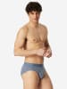Schiesser Rioslip Rib Essentials in blaugrau