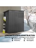 Outsunny Geräteschuppen in Grau 159L x 106B x 181H cm