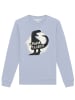 wat? Apparel Sweatshirt Papasaurus in Serene Blue