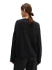 Marc O'Polo V-Neck-Pullover loose in Schwarz