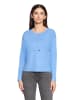 Betty Barclay Feinstrickpullover mit Seitenschlitzen in Azurine