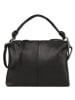 Toscanto Leder Schultertasche Toscanto Tasche schwarz ca. 37cm