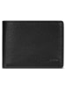 Redolz Leather Essentials QF Geldbörse RFID Leder 12 cm ausklappbar mit Reißverschlussfach in all black
