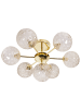 Beliani Deckenleuchten ANADYR in Beige/Gold - (W) 52 x (H) 28 x (L) 52 cm