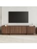 CALICOSY TV-Möbel ARVEN in Nussbaum - (W) 180  x (H) 46  x (L) 35  cm